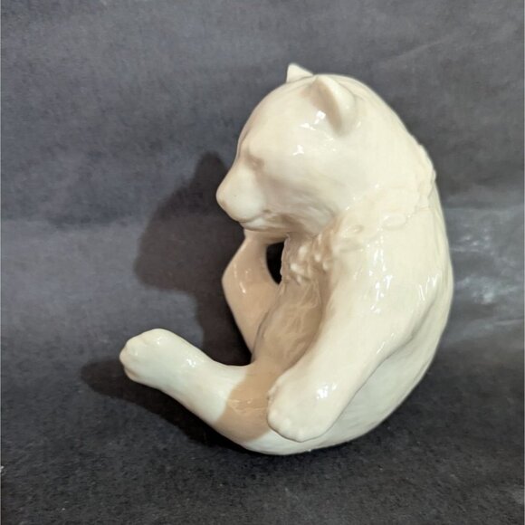 Vintage 1991 Lenox Jewels China Jeweled Collection Sitting Bear 4” Tall - Picture 5 of 8